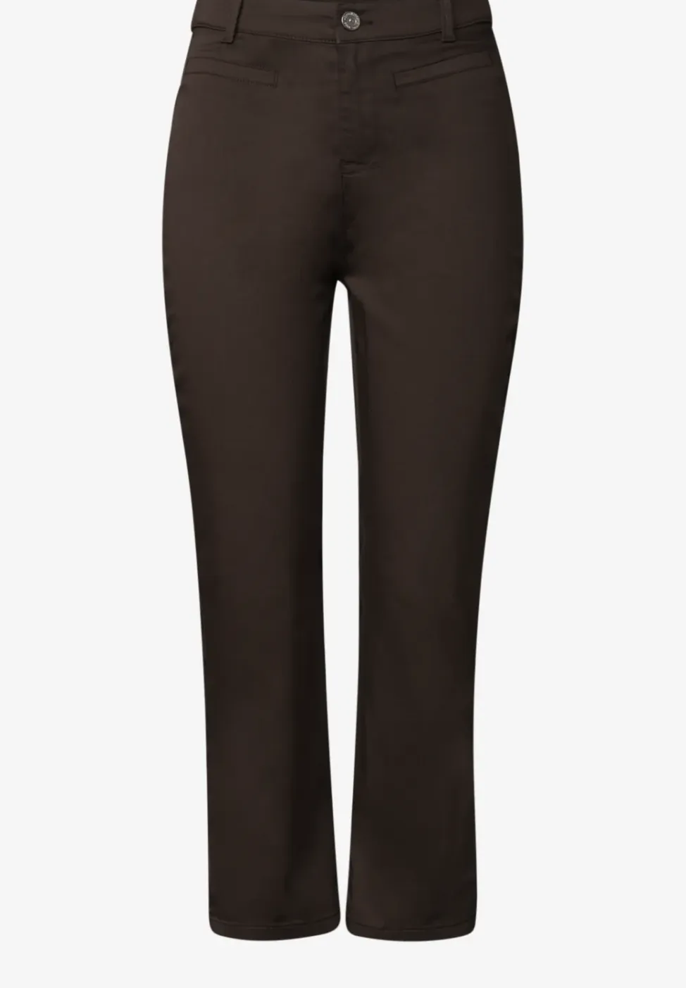 3/4 broek met flared pijpen in casual pasvorm