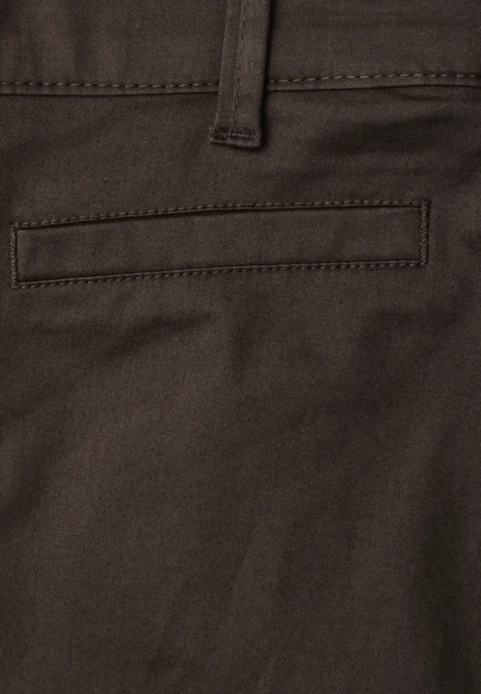 3/4 broek met flared pijpen in casual pasvorm