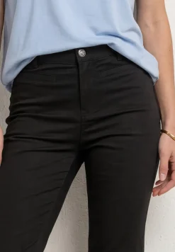 3/4 broek met flared pijpen in casual pasvorm