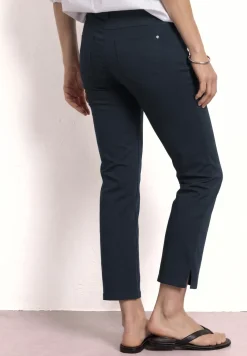 3/4 broek met flared pijpen in casual pasvorm