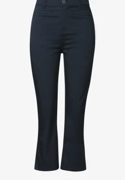 3/4 broek met flared pijpen in casual pasvorm