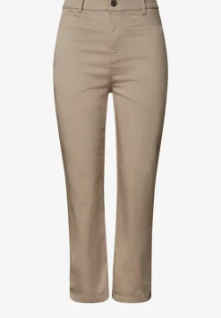 3/4 broek met flared pijpen in casual pasvorm