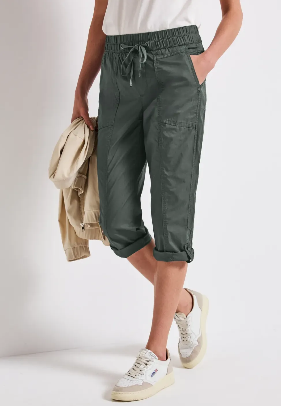3/4 broek met omslag
