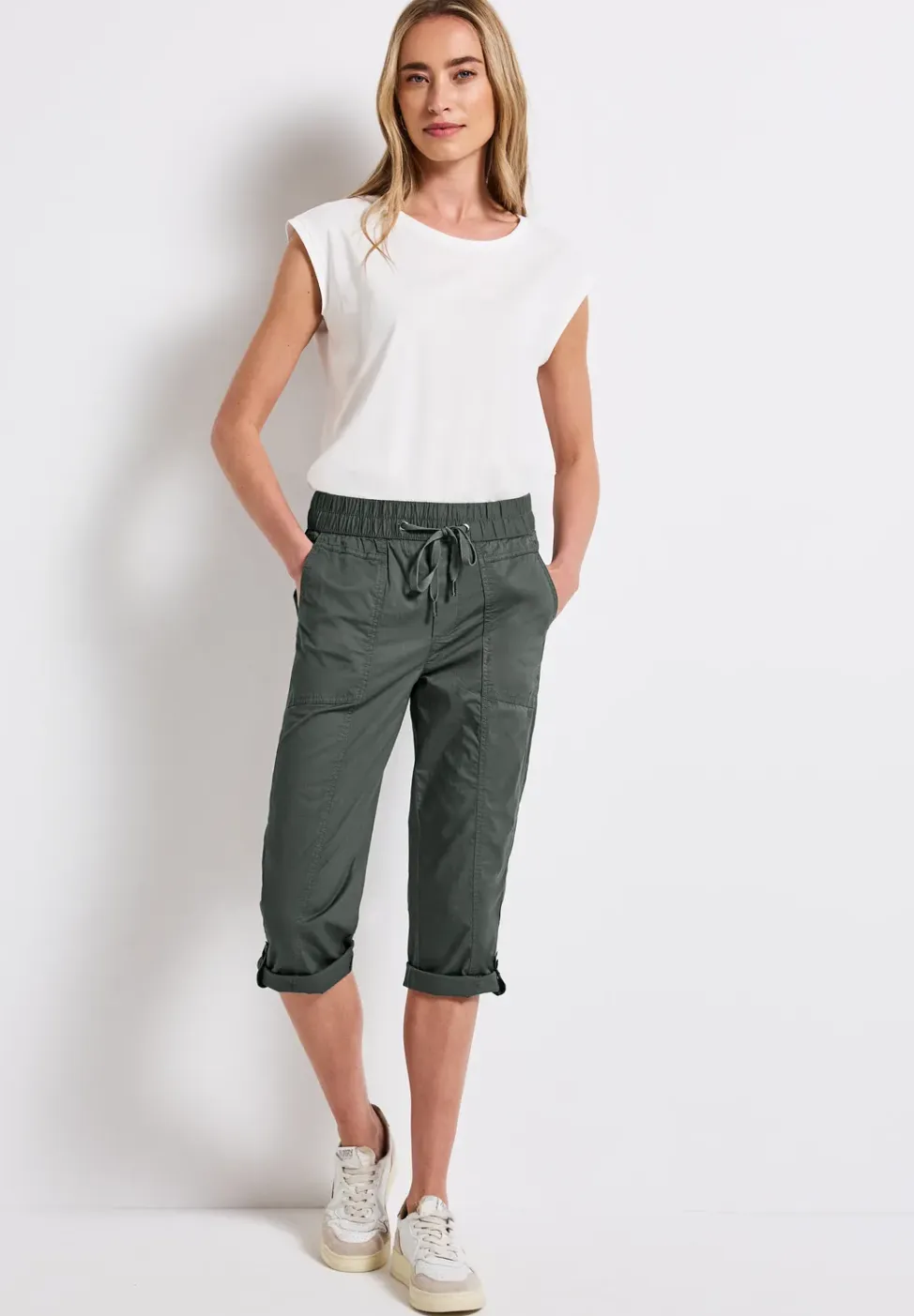 3/4 broek met omslag