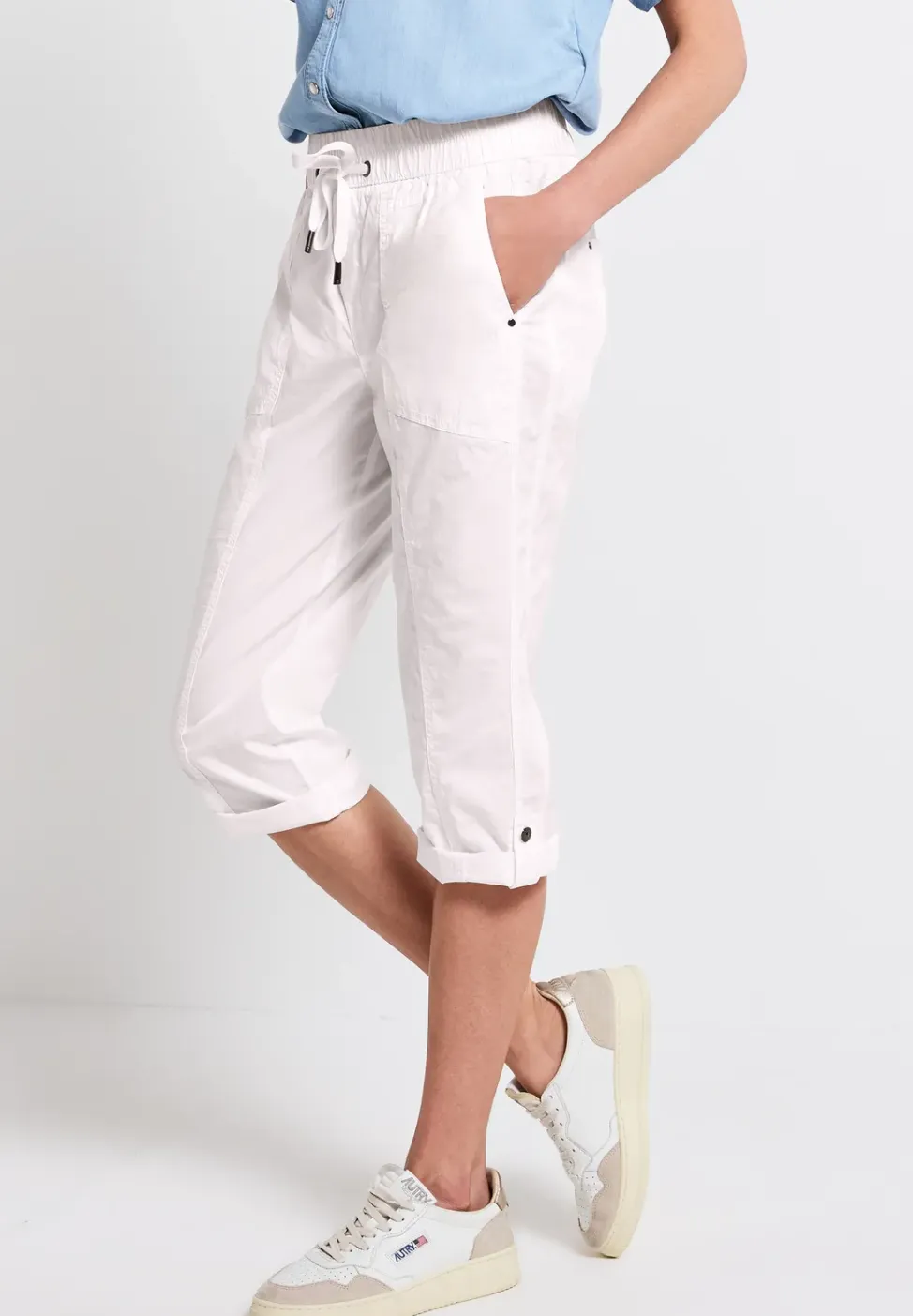 3/4 broek met omslag