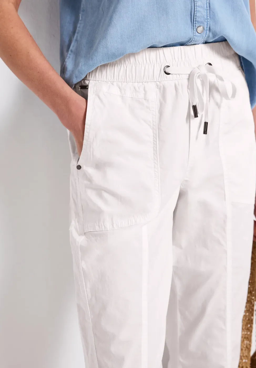 3/4 broek met omslag