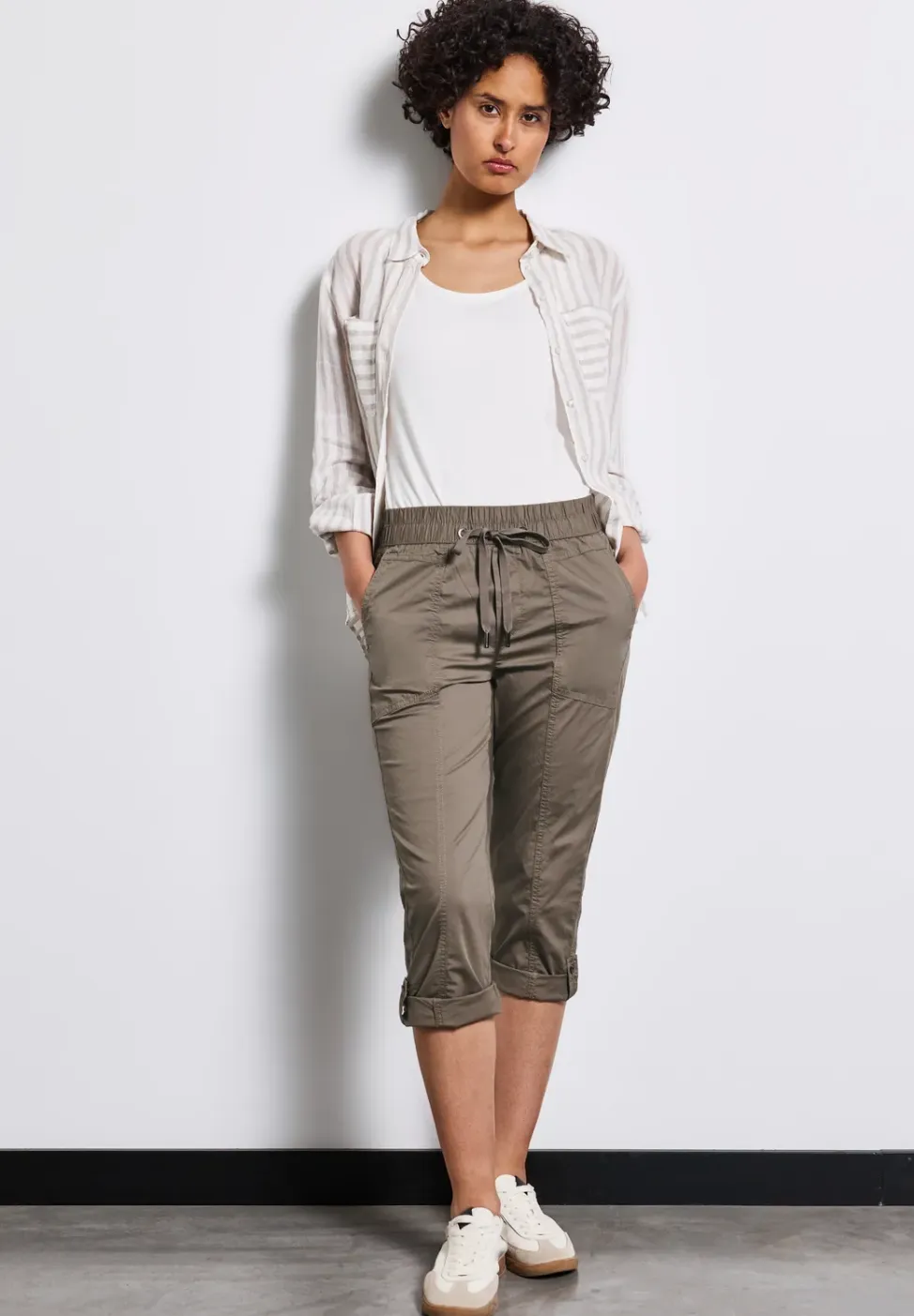 3/4 broek met omslag