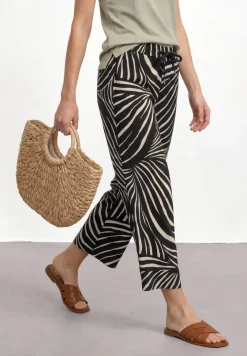 7/8 broek met wijde pijpen in Loose Fit