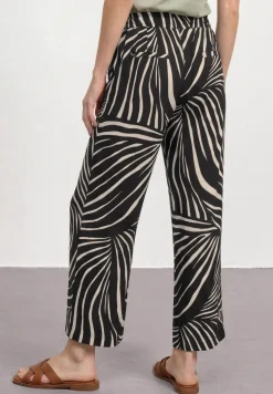 7/8 broek met wijde pijpen in Loose Fit