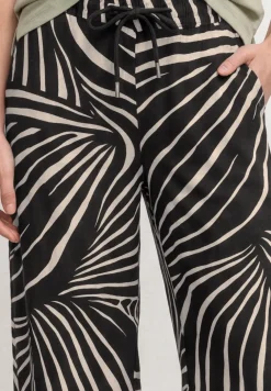 7/8 broek met wijde pijpen in Loose Fit