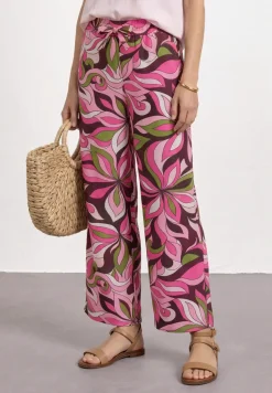7/8 broek met wijde pijpen in Loose Fit
