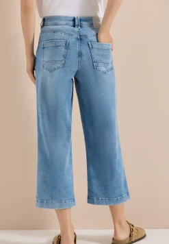 3/4 High Waist Wide Legs jeans in Loose Fit