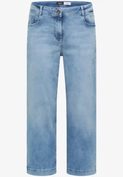 3/4 High Waist Wide Legs jeans in Loose Fit