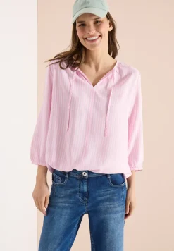 3/4 mouw blouse met gestreept patroon