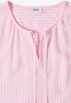 3/4 mouw blouse met gestreept patroon