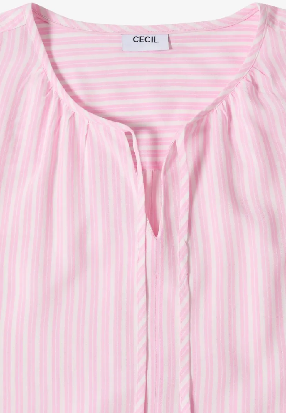 3/4 mouw blouse met gestreept patroon