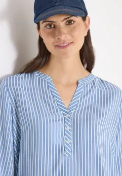 3/4 mouw blouse met gestreept patroon