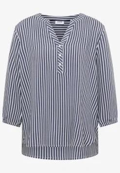 3/4 mouw blouse met gestreept patroon