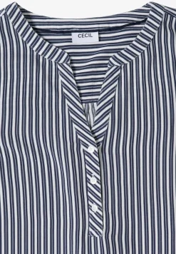 3/4 mouw blouse met gestreept patroon