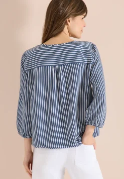 3/4 mouw blouse met gestreept patroon