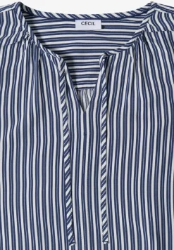 3/4 mouw blouse met gestreept patroon