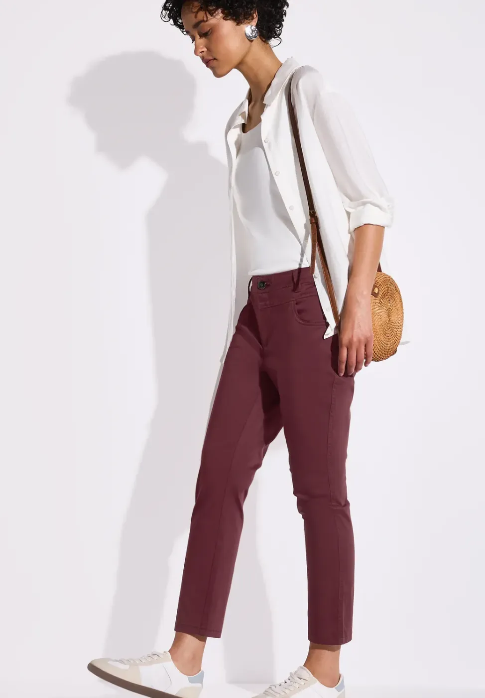 7/8 satijnen broek