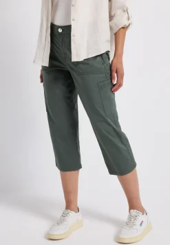 3/4 satijnen broek met zakken