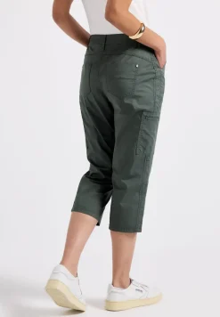 3/4 satijnen broek met zakken