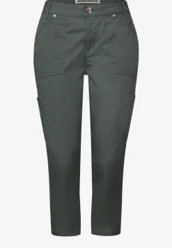 3/4 satijnen broek met zakken