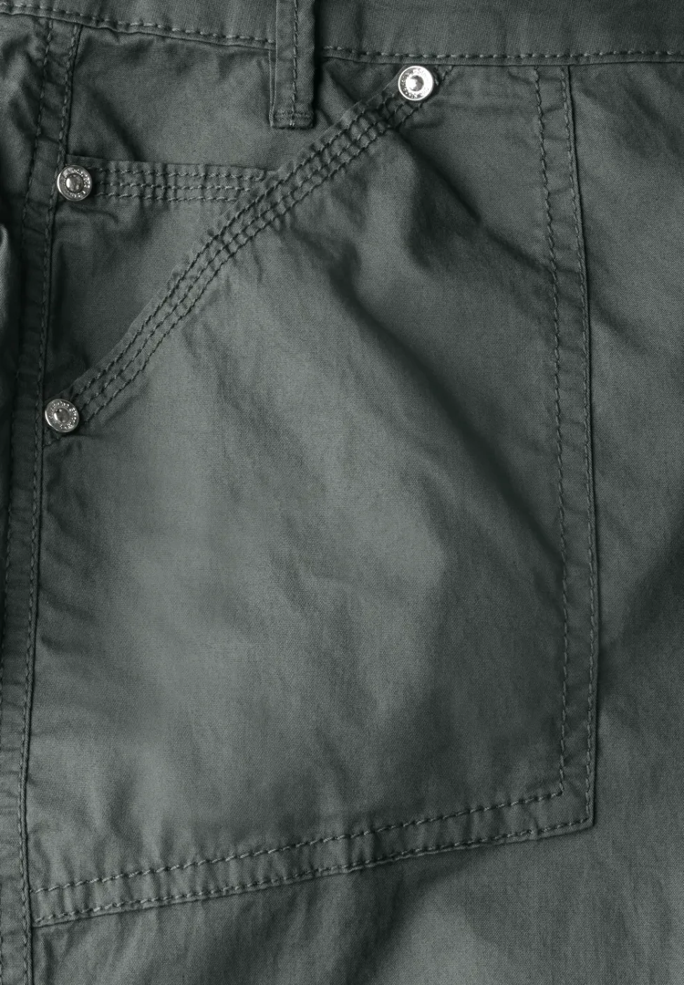 3/4 satijnen broek met zakken