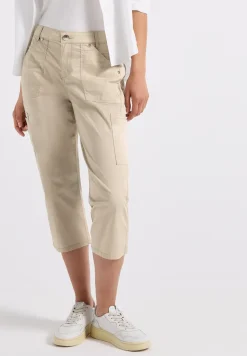 3/4 satijnen broek met zakken