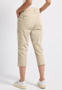 3/4 satijnen broek met zakken