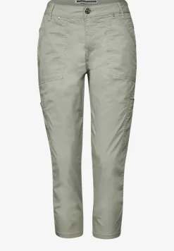 3/4 satijnen broek met zakken