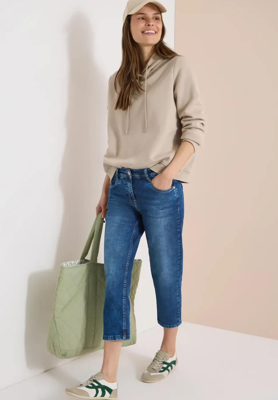 3/4 Slim Leg jeans in casual fit