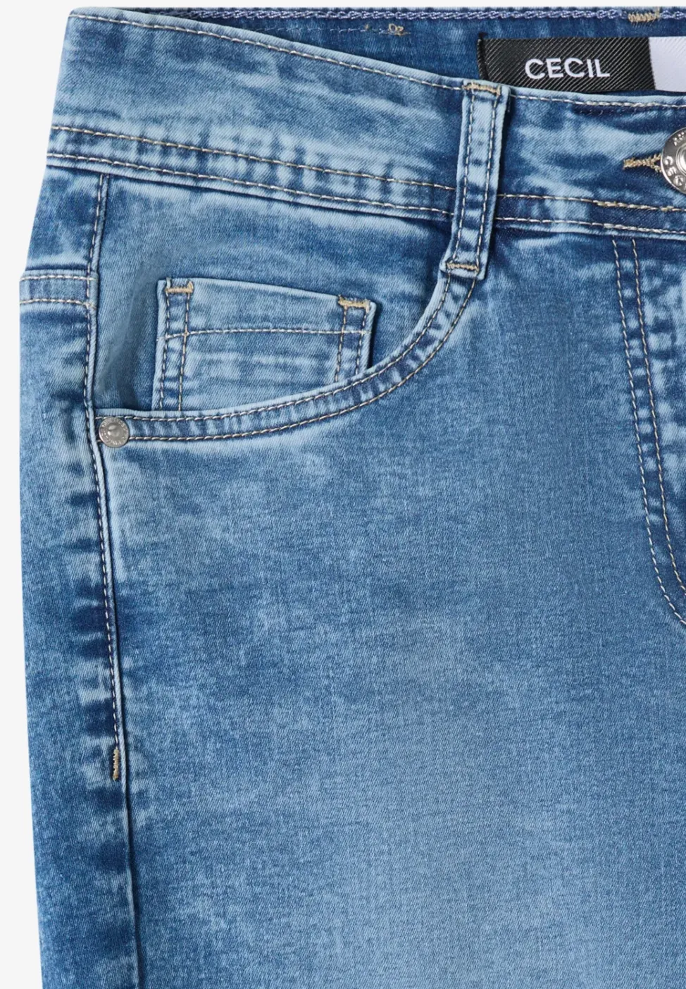 3/4 Slim Leg jeans in Slim Fit
