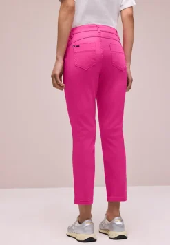 7/8 Slim Legs broek in satijnlook