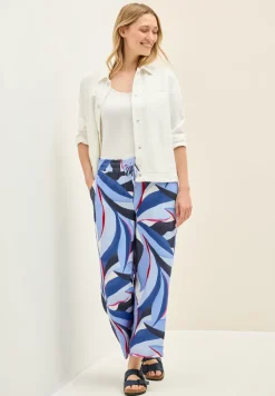 7/8 twill broek met structuur