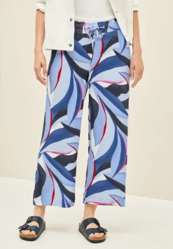 7/8 twill broek met structuur