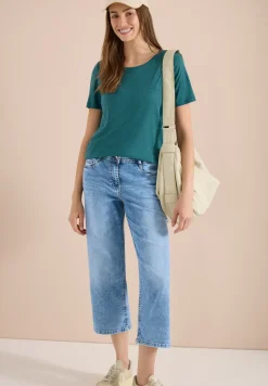 3/4 Wide Legs jeans in Loose Fit