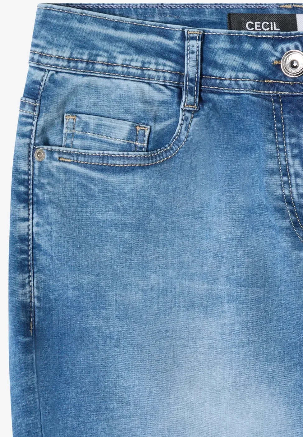 3/4 Wide Legs jeans in Loose Fit