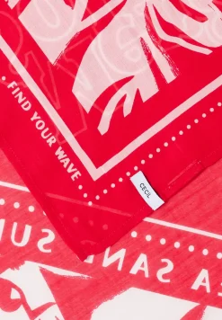 Bandana met print en tekst
