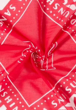 Bandana met print en tekst