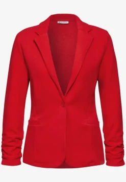 Basic blazer met plooien