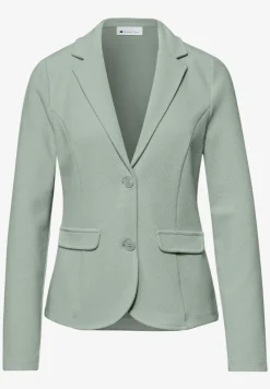 Basic blazer met reverskraag