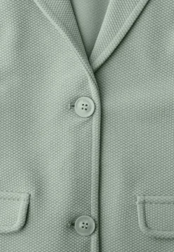 Basic blazer met reverskraag