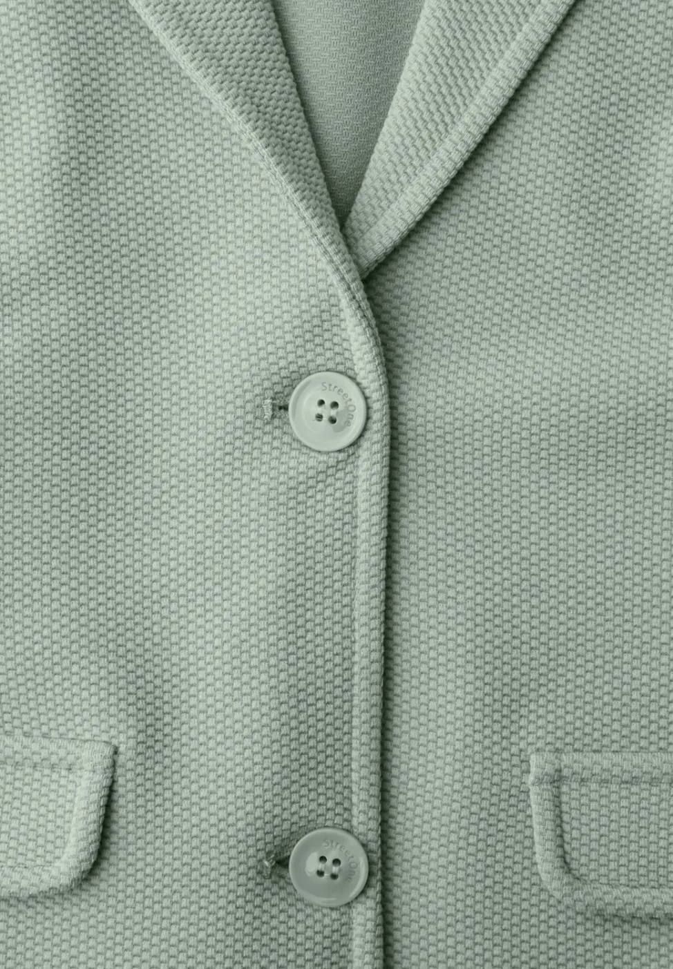 Basic blazer met reverskraag