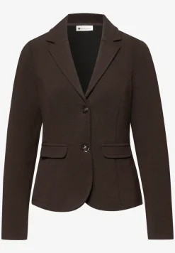 Basic blazer met reverskraag