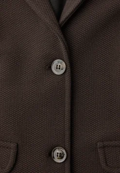 Basic blazer met reverskraag