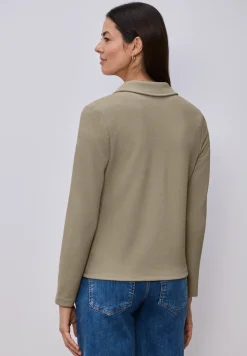 Basic blazer met reverskraag