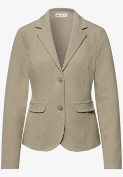 Basic blazer met reverskraag